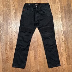 Saint Unbreakable Model 2 Moto Jeans 2096 Black Motorcycle Denim Mens 34